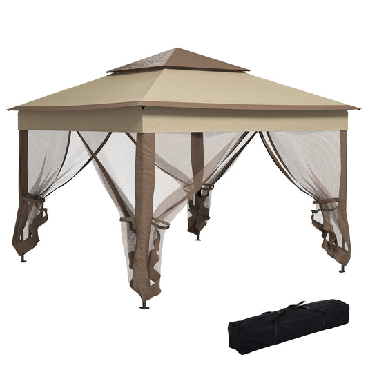 11' X 11' Outdoor 2-Tier Pop up Gazebo Portable Party Tent