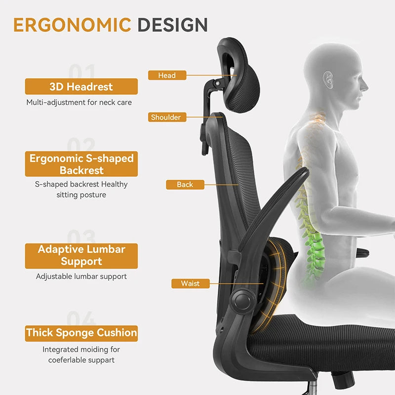 Home/Office Chair Ergonomic High Back