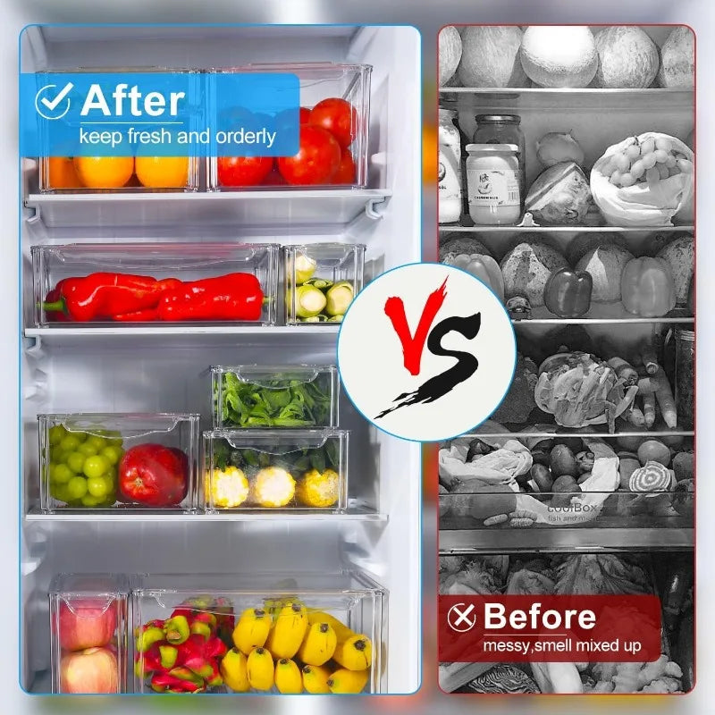 10 Pack Fridge Organizer