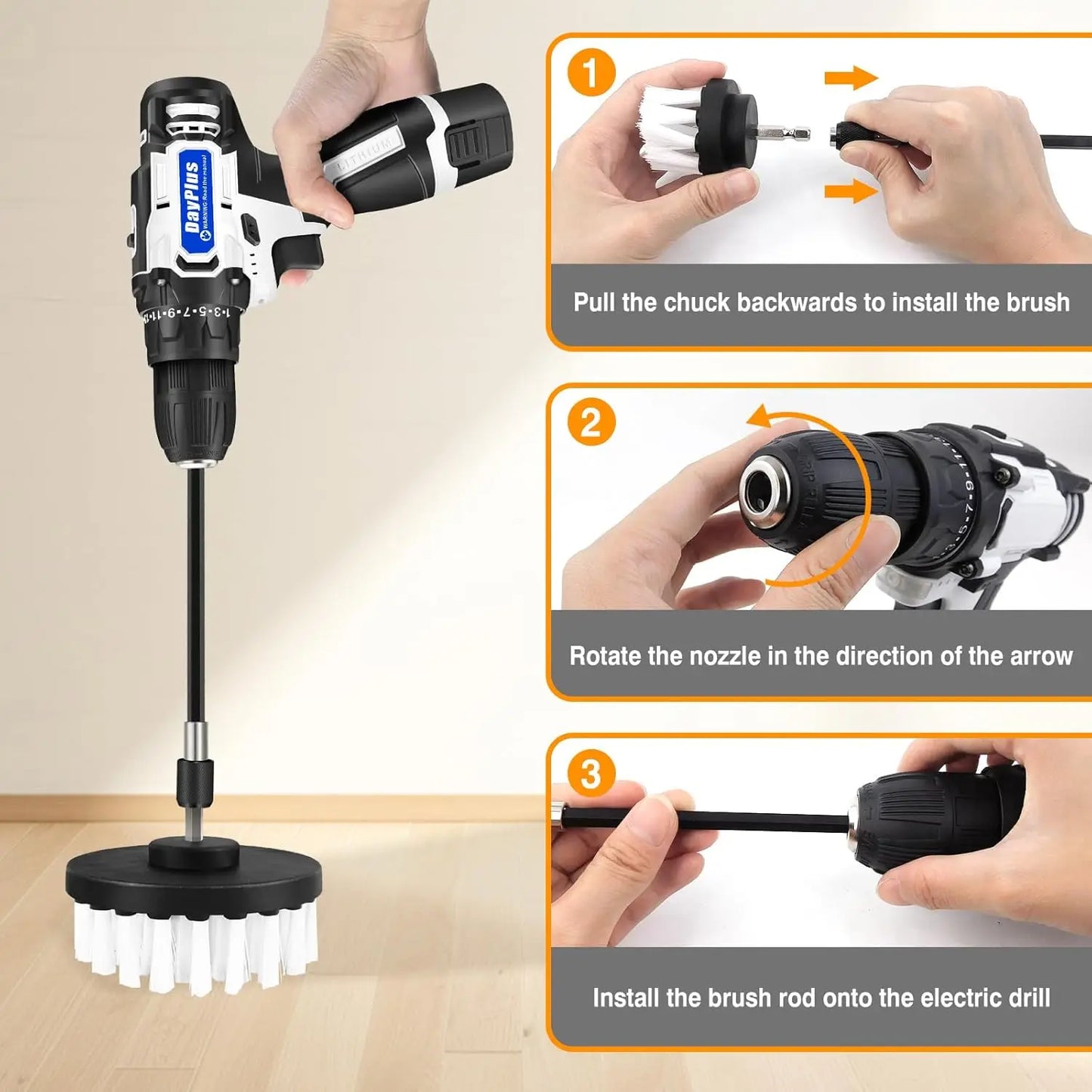 Cordless Electric Cleaning Tool Set