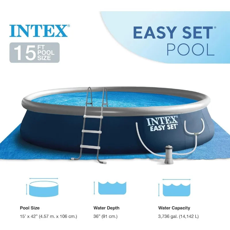 Inflatable Above-Ground Swimming Pool