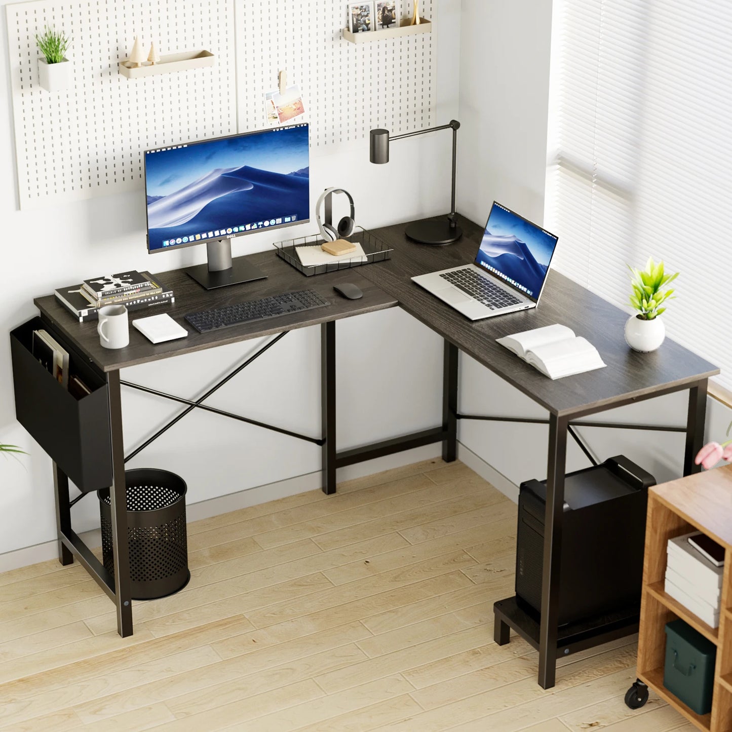 Gaming Corner 50 Inch Office Writing PC Wooden Table