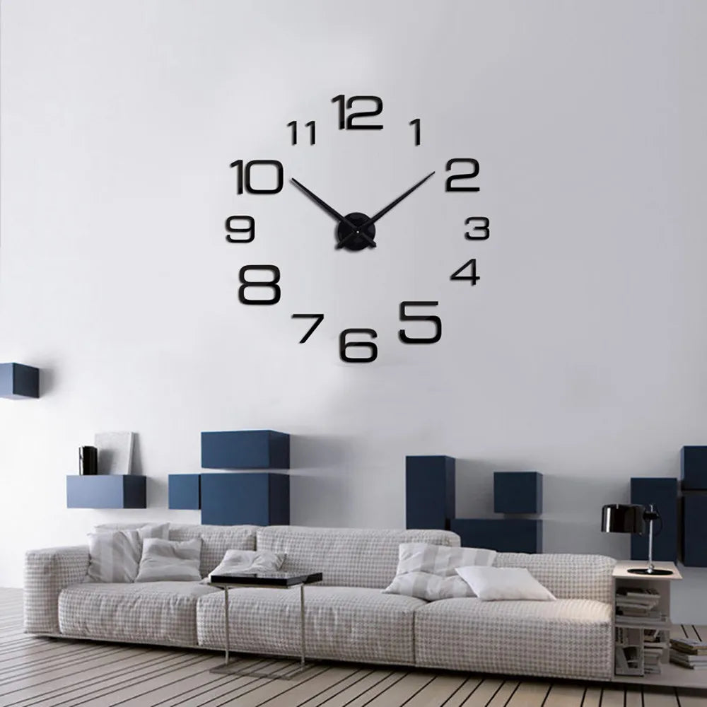 Mirror Wall Clock
