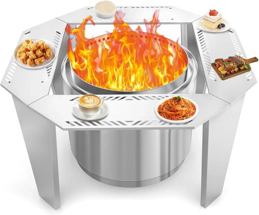 Adjustable Stainless Steel Fire Pit