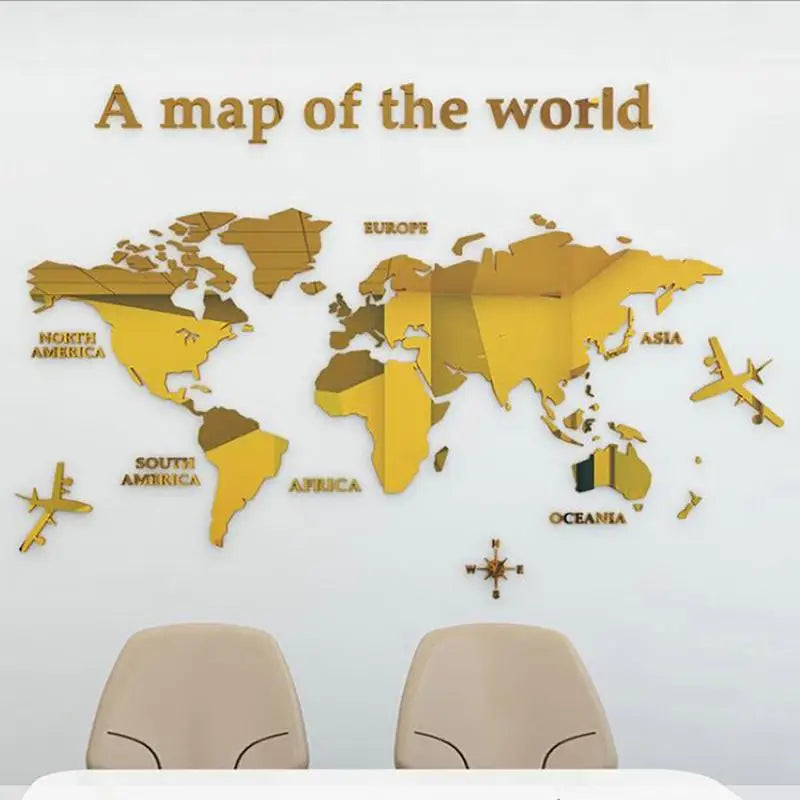 World Map Wall Art