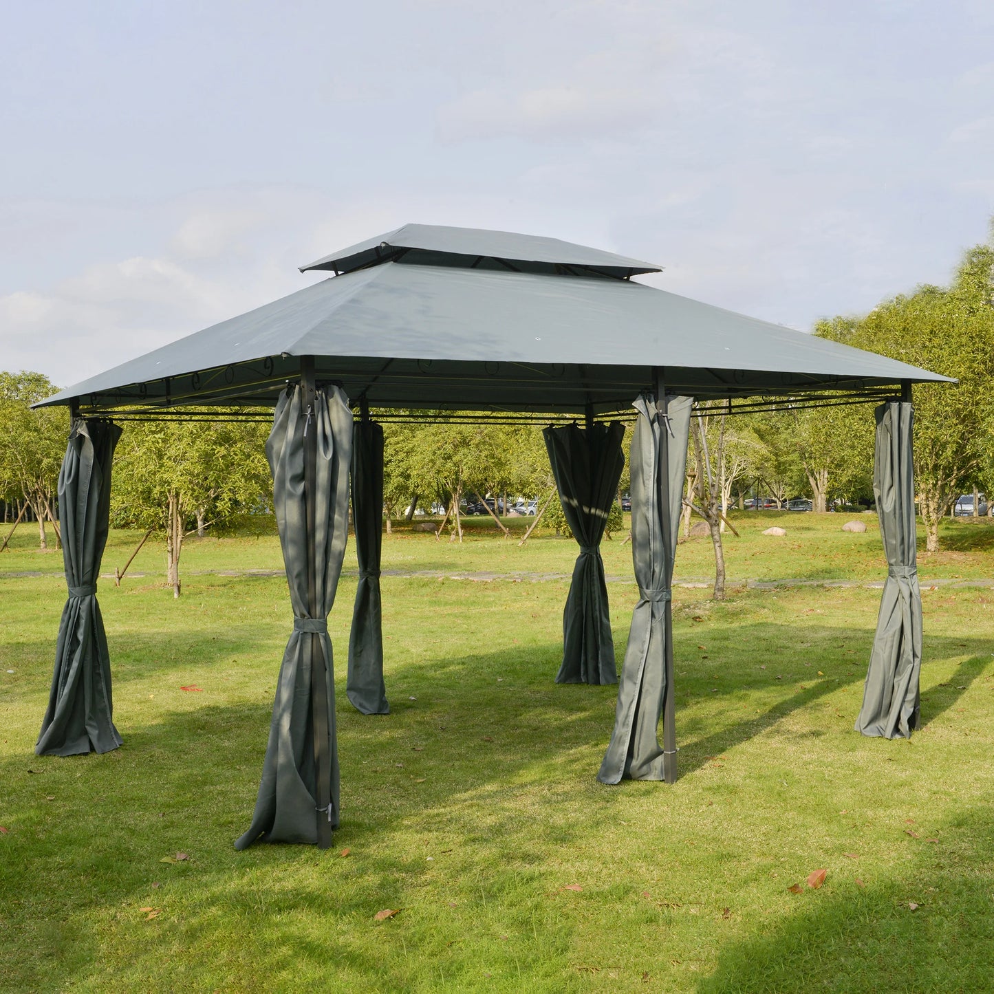 10'X13' Outdoor 2-Tier Vented Canopy