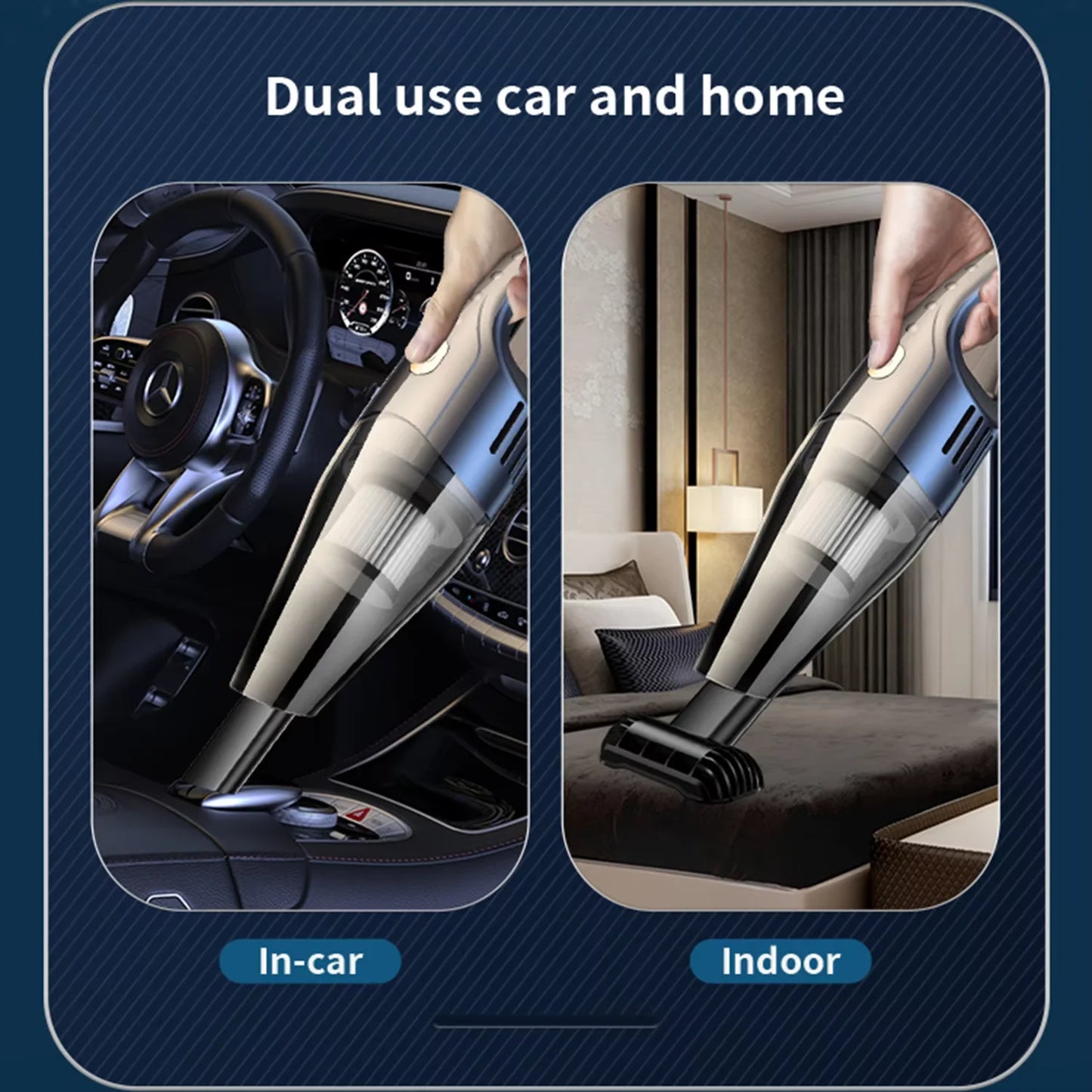 Wireless Multifunctional Vacuum Cleaner (Car/Household)