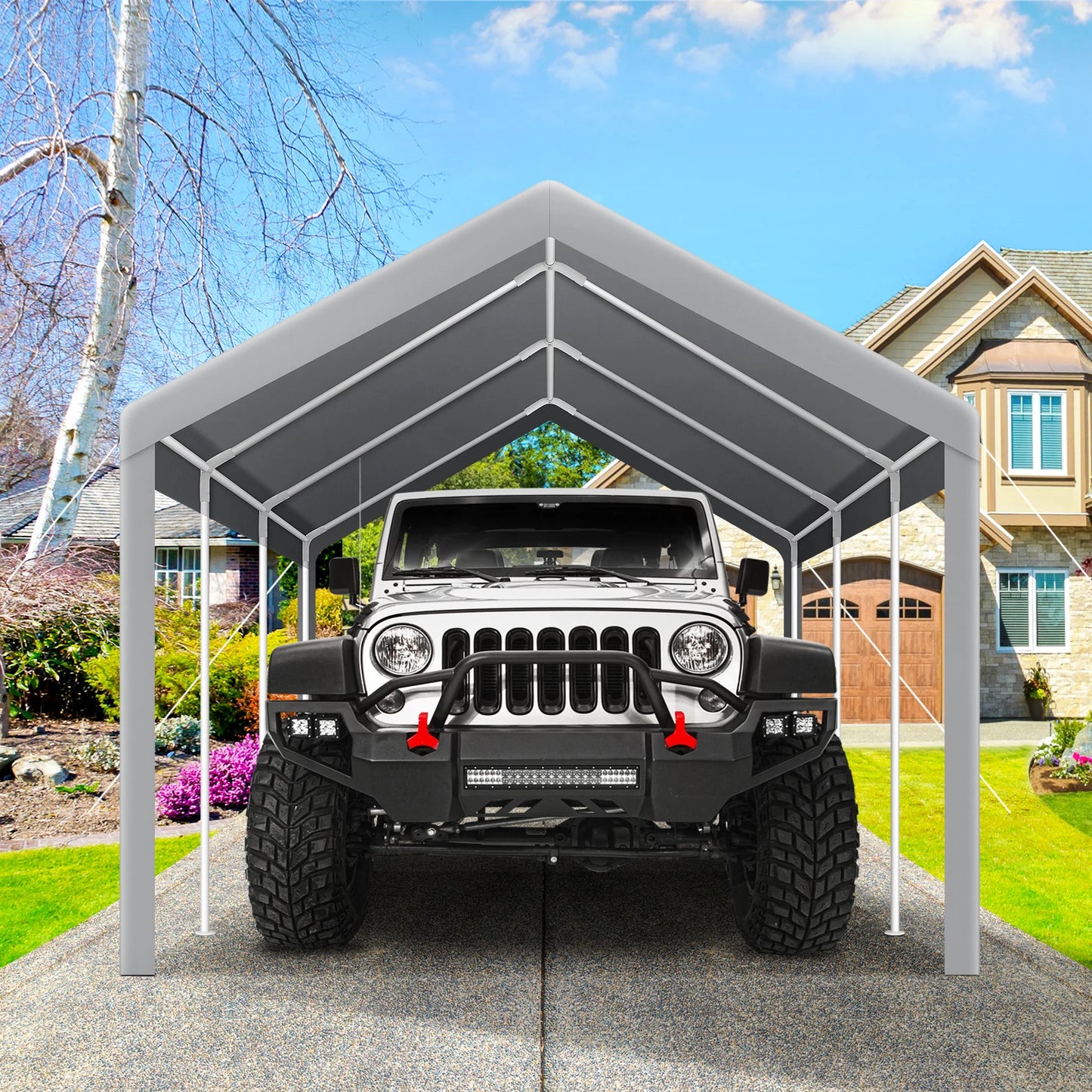 Carports 10x20 Heavy Duty Car Canopy Garage