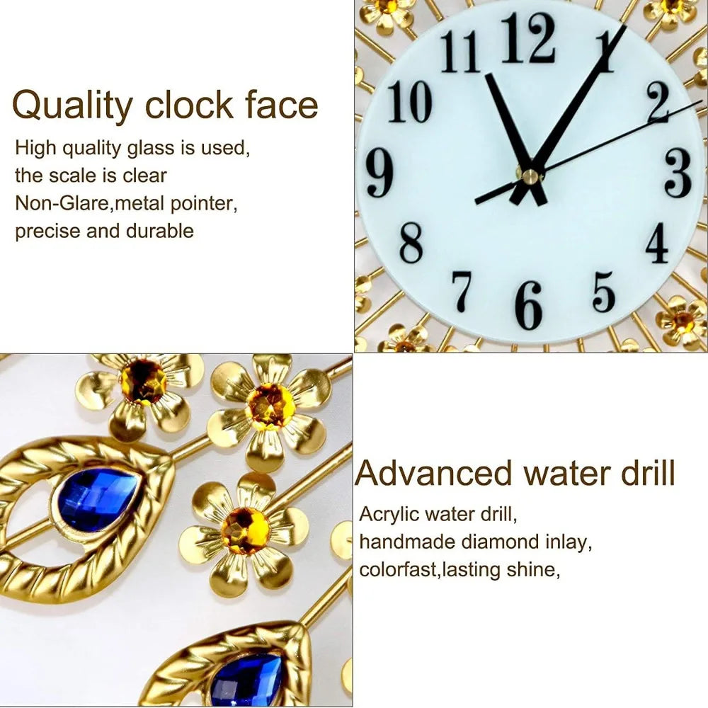 Crystal Wall Clock