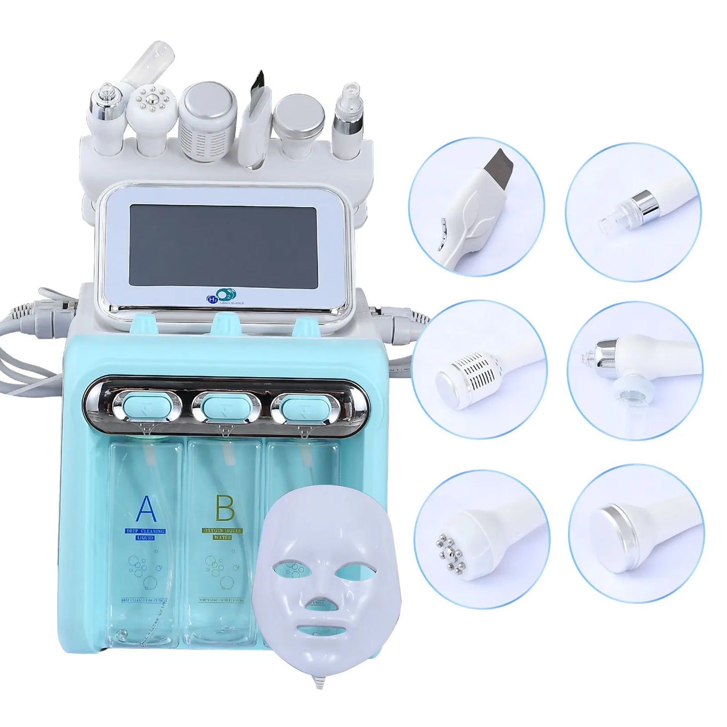 Hydro Microdermabrasion Aqua Peeling H2O2 Facial Machine