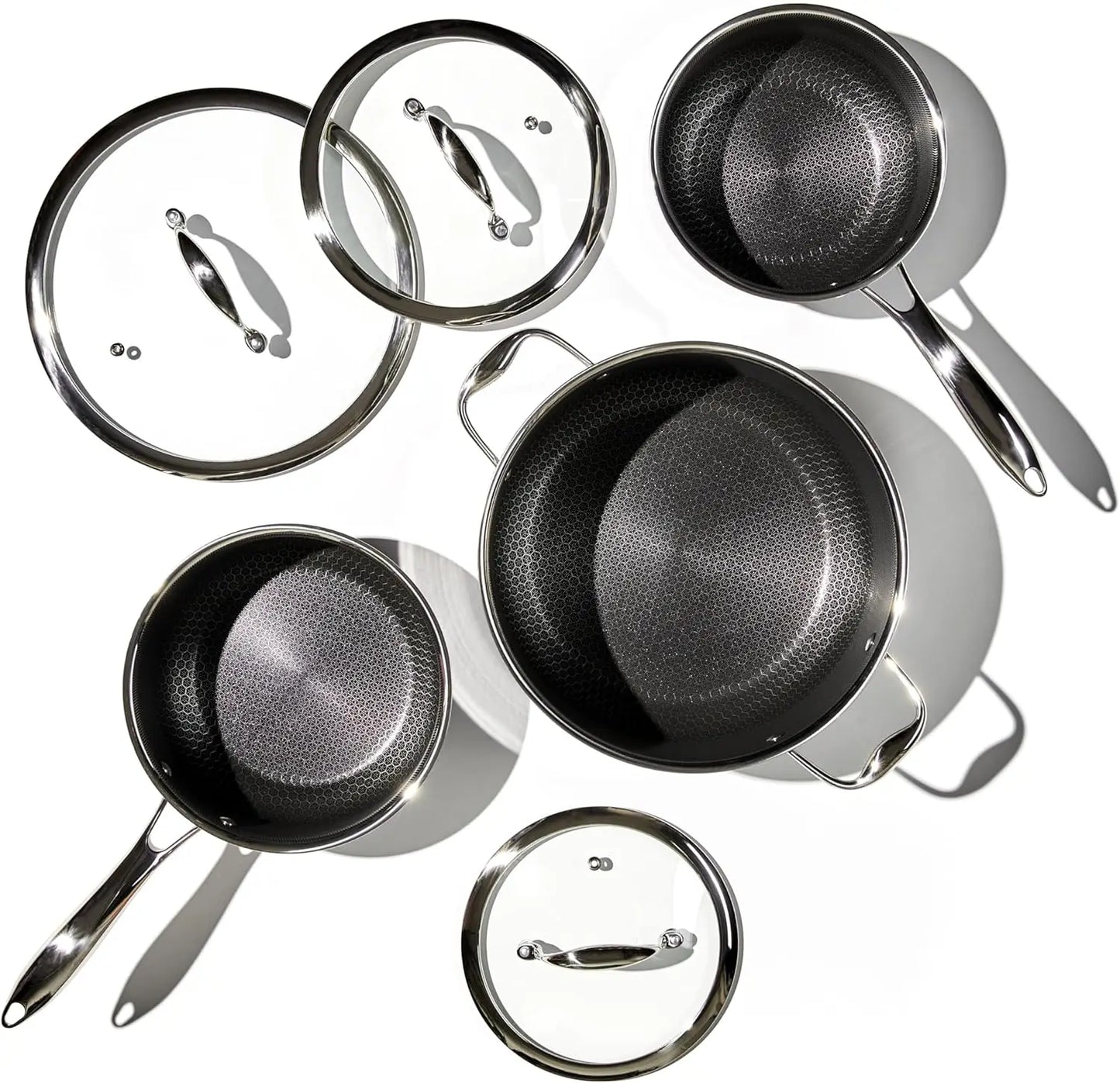 12 Piece Stainless Steel Cookware Set