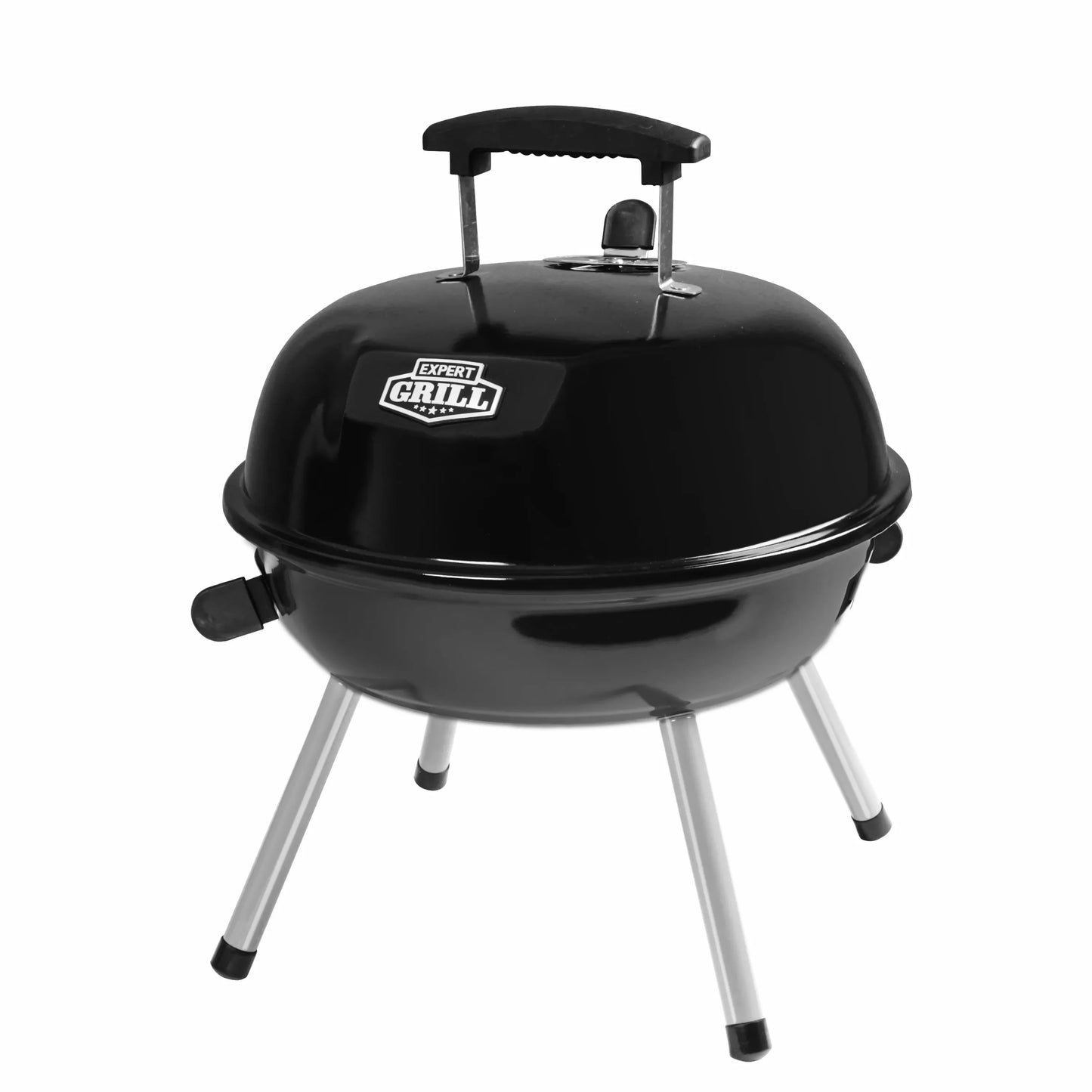 Expert Grill 14.5'' Steel Portable Charcoal Grill, Black, New