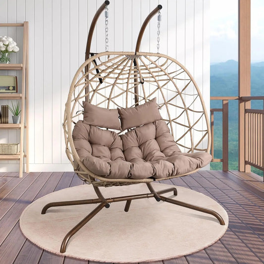 Outdoor Egg Swing Chair with Stand