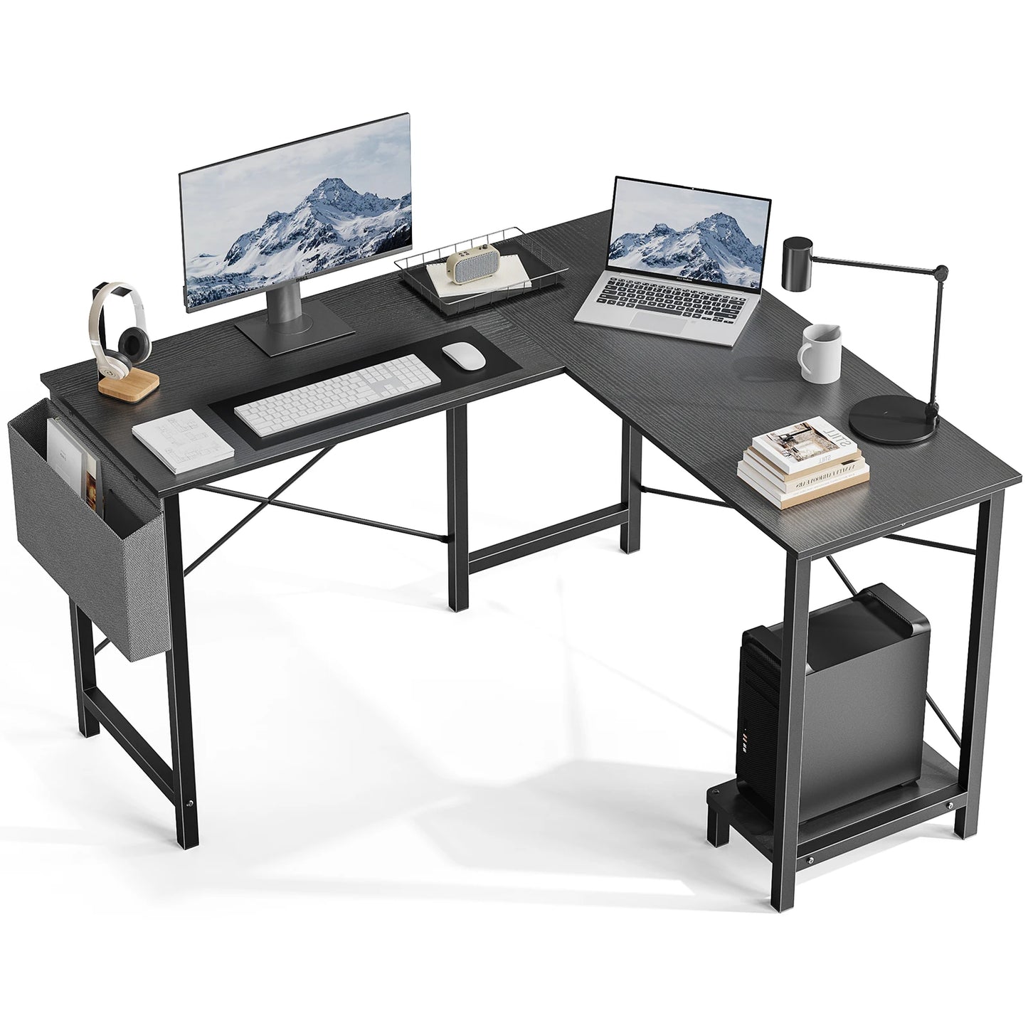 Gaming Corner 50 Inch Office Writing PC Wooden Table