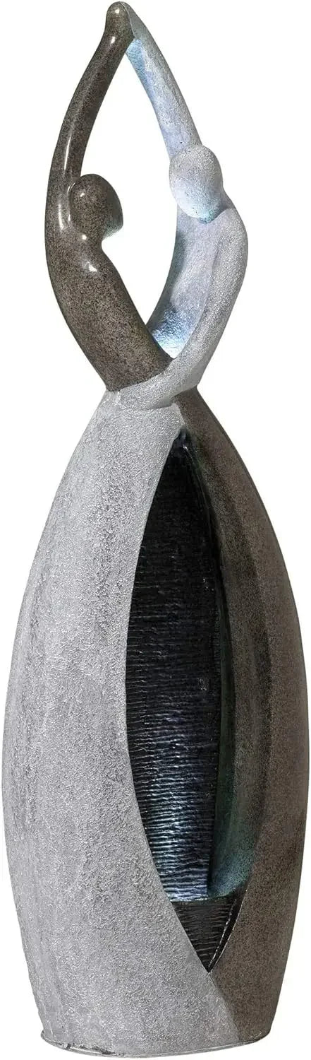 Outdoor Floor Water Fountain with LED Light