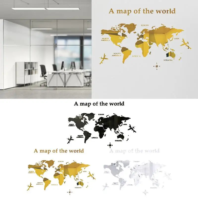 World Map Wall Art