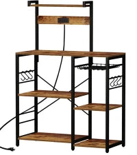 Bakers Rack with Power Outlet